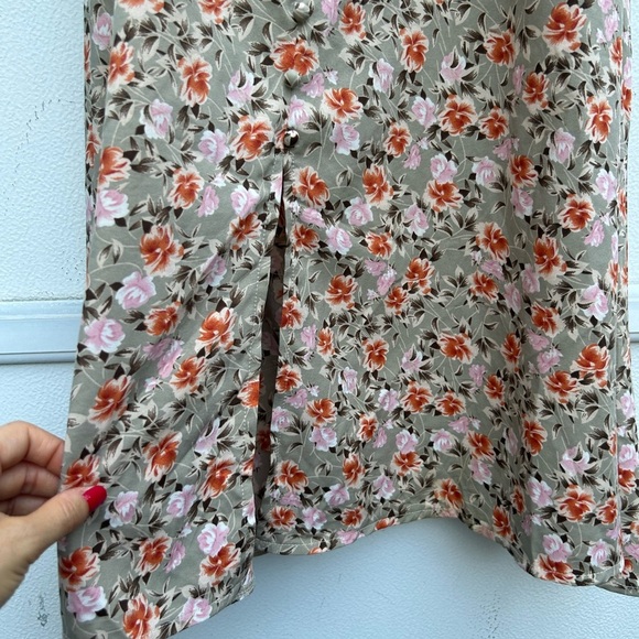 Missguided floral maxi dress 12 multi cottage core prairie coquette milk maid - Picture 5 of 14